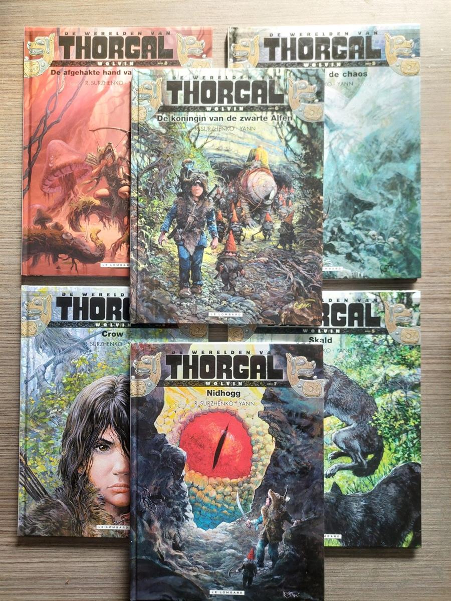 Thorgal - De werelden van Thorgal - Wolvin - Nrs. 2 t/m 7 - HC - 1e druk 2012 - 2017