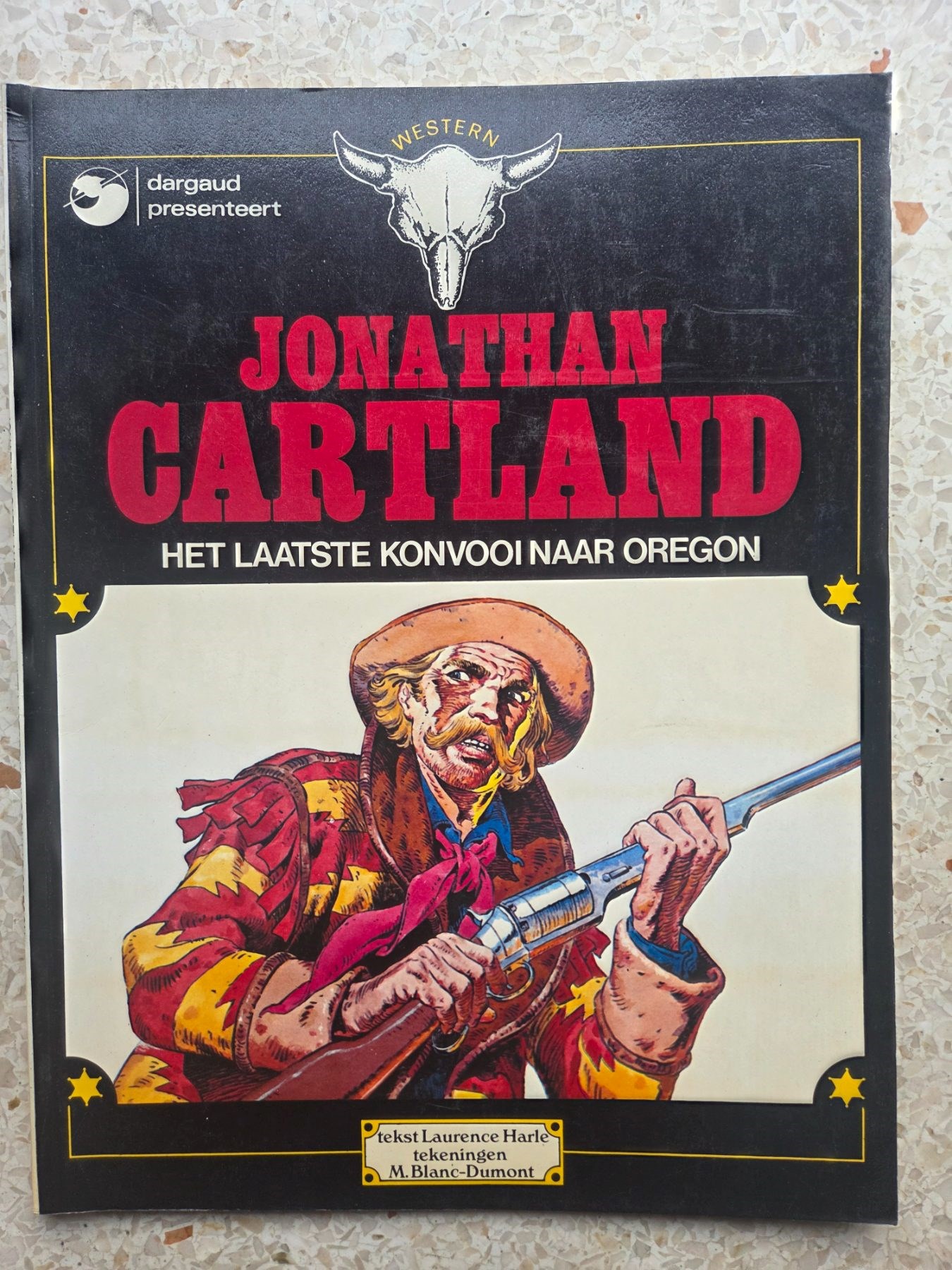 Cartland-- Het laatste konvooi naar oregon-Blanc Dumont/Hatle-Dargaud-herdruk