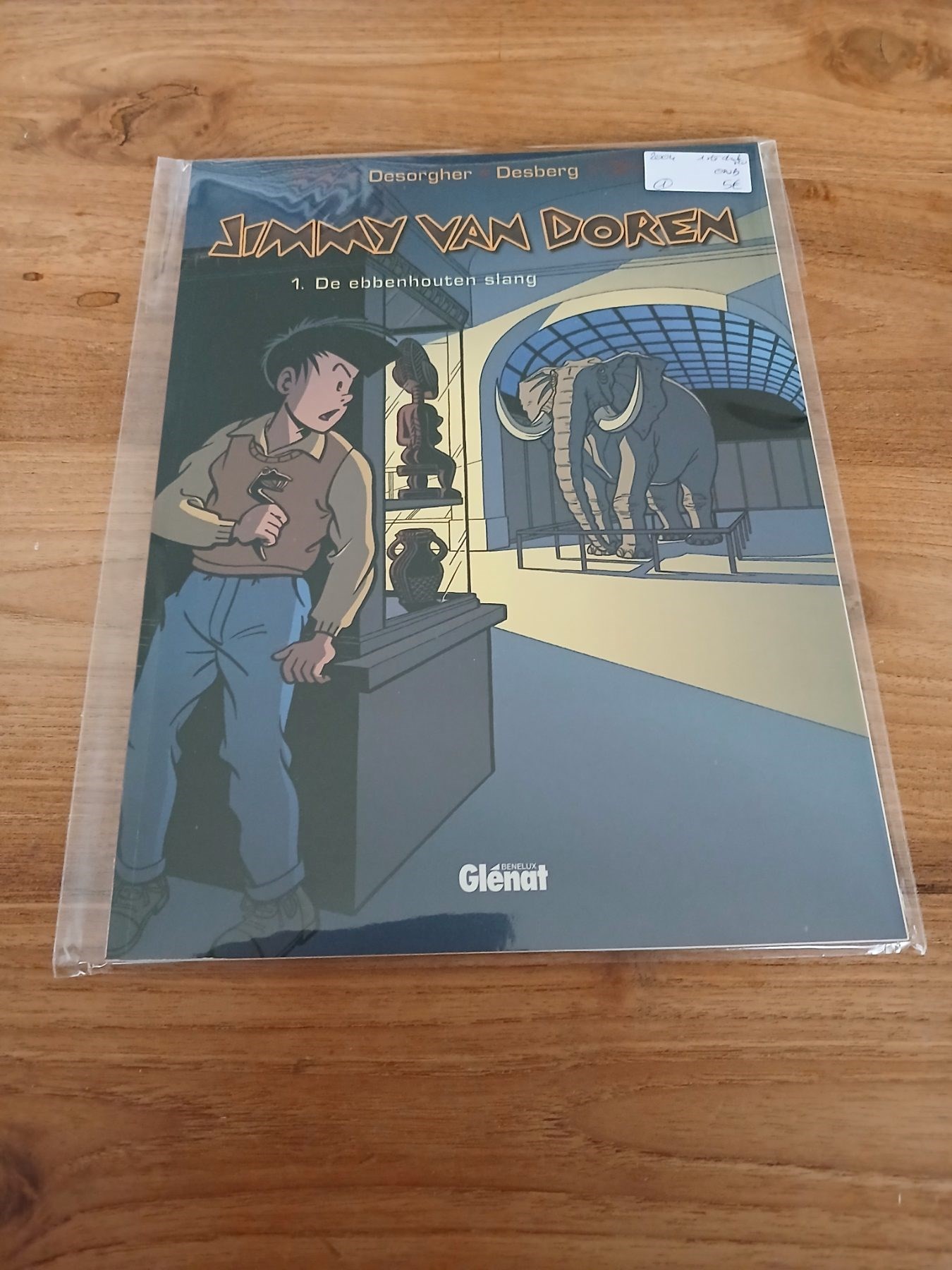 Jimmy van Doren -1- De ebbenhouten slang - sc-2004-eerste druk