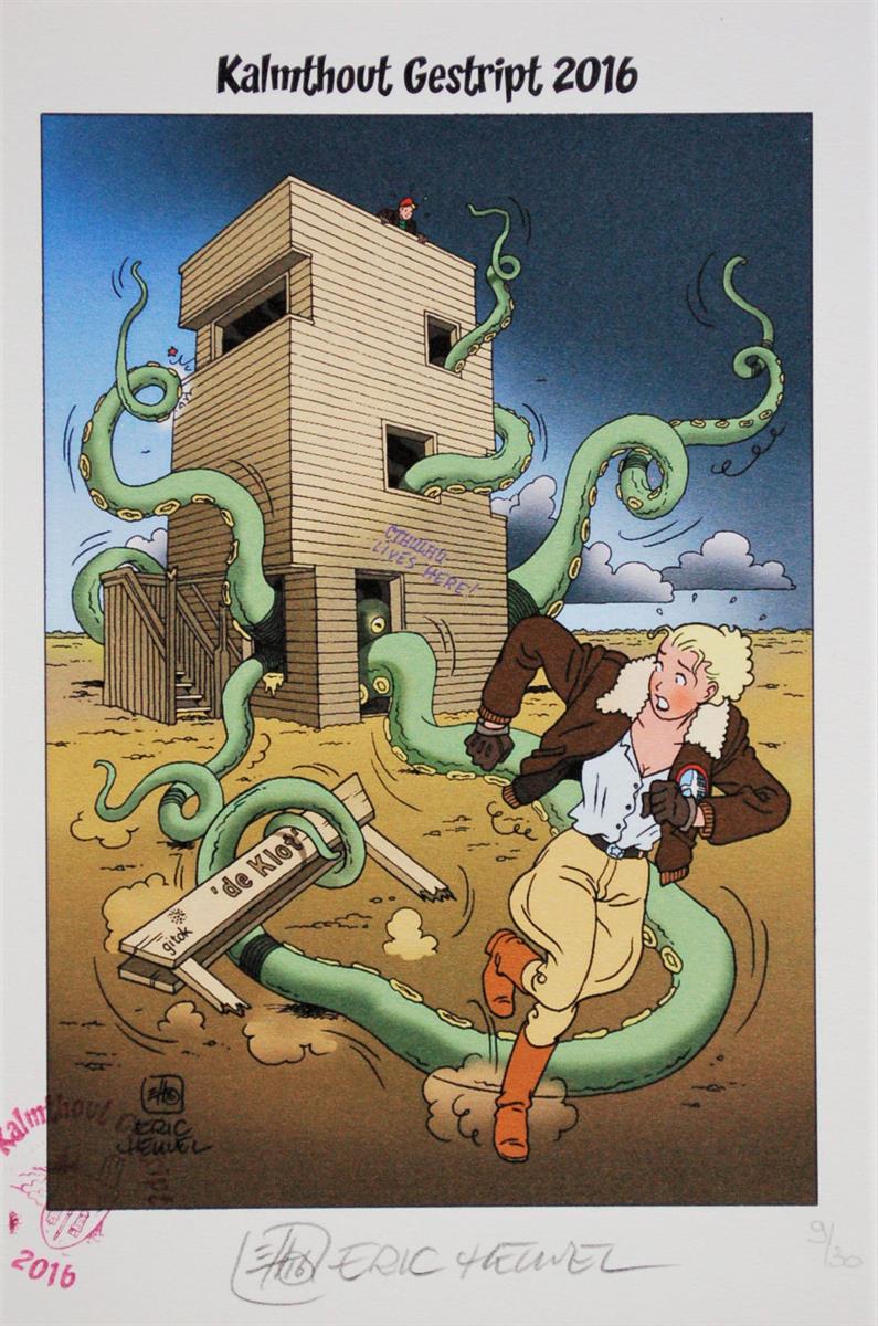 Ex Libris  Kalmthout Gestript 2016 Eric Heuvel