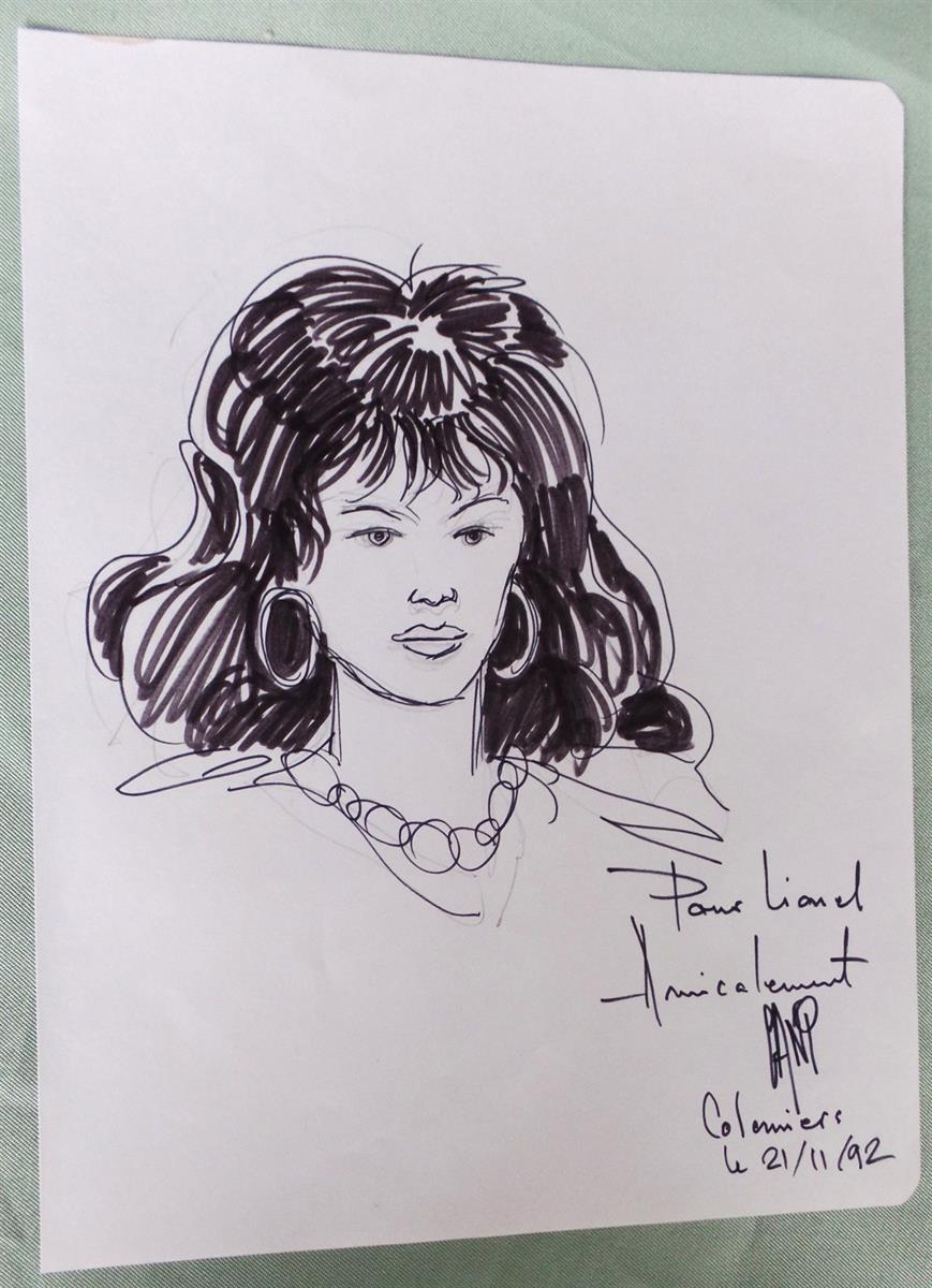 Jani - originele tekening op los blad