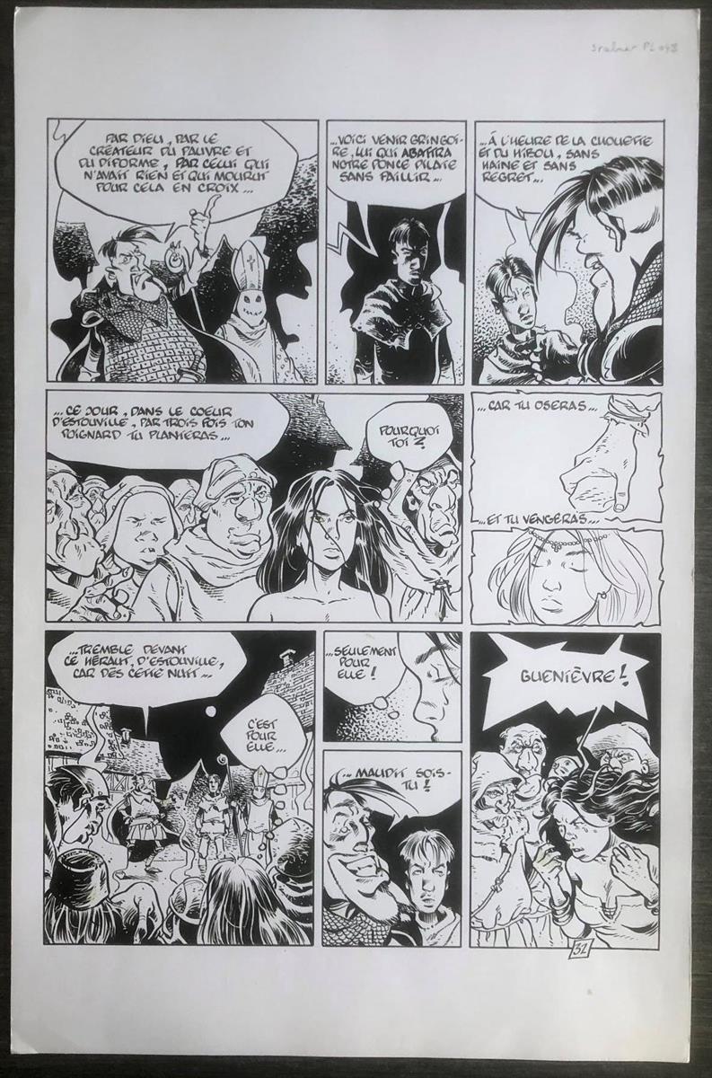 Esmeralda - Originele pagina (43x31) -Jean Marc Stalner - (2003).