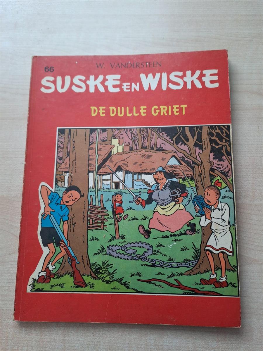 Suske en Wiske - de Dulle Griet - 1966 - 1e druk - tweekleuren reeks