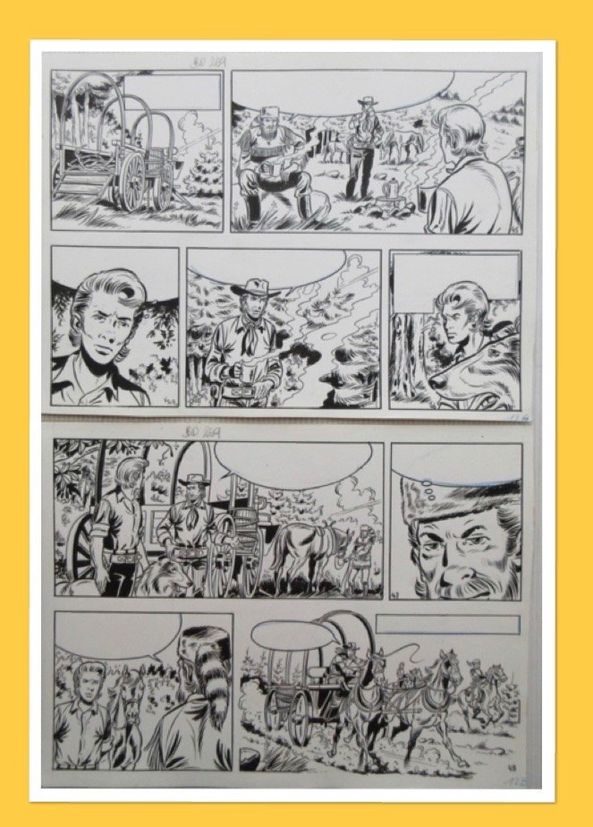 Bessy - Originele pagina (p.12) - De roodschimmel - 1973