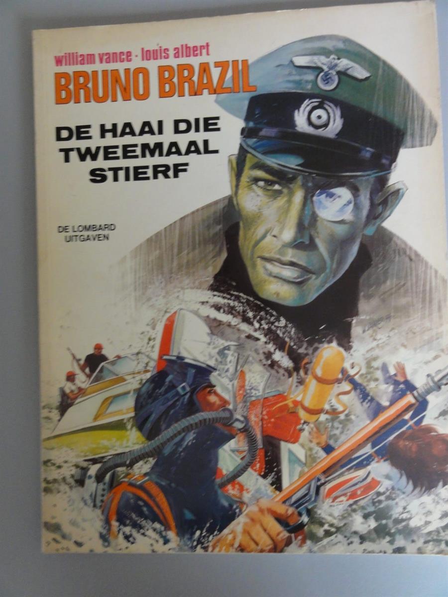 Vance - Bruno Brazil - De haai die tweemaal stierf - sc - Eerste druk - 1975
