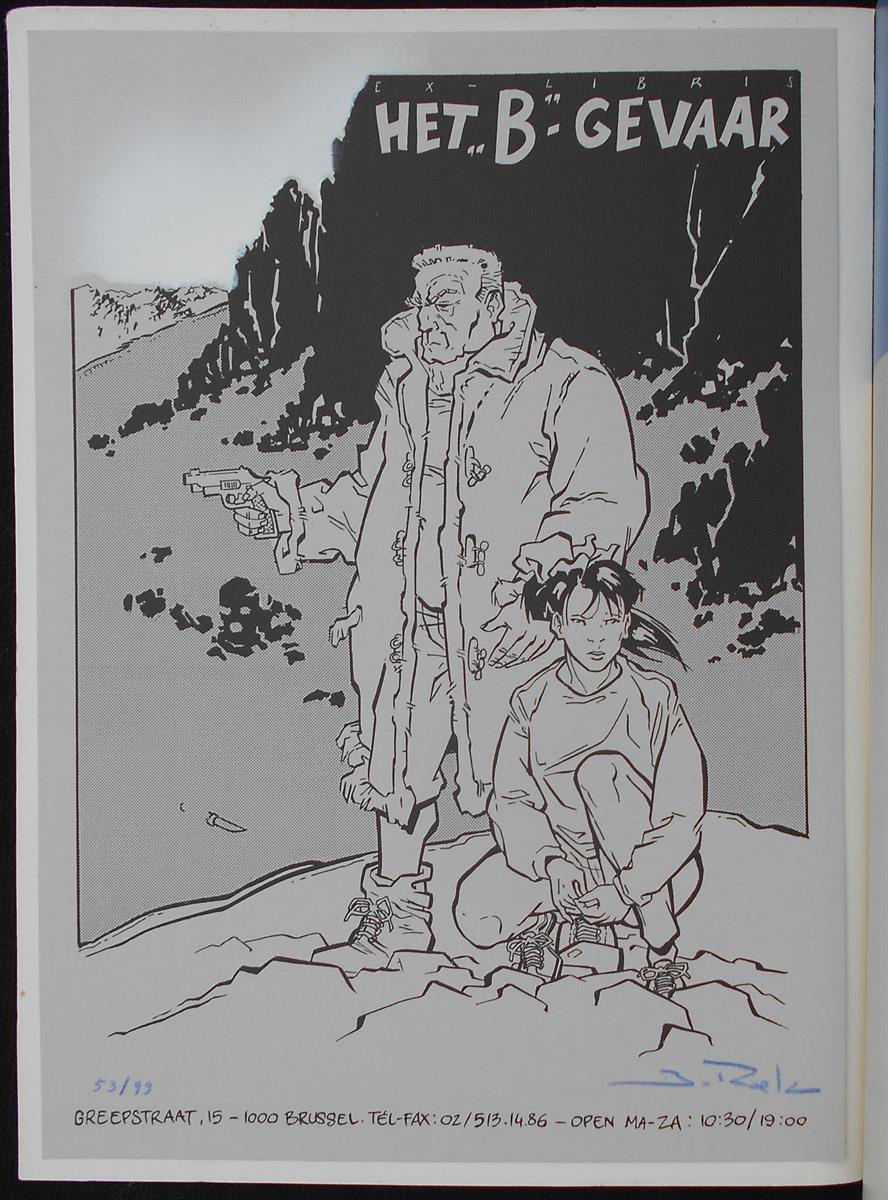 Oknam nr. 3 "Het witte requiem" - Benoit Roels - SC met ingekleefde ex-libris - eerste druk - Dargaud (1995)
