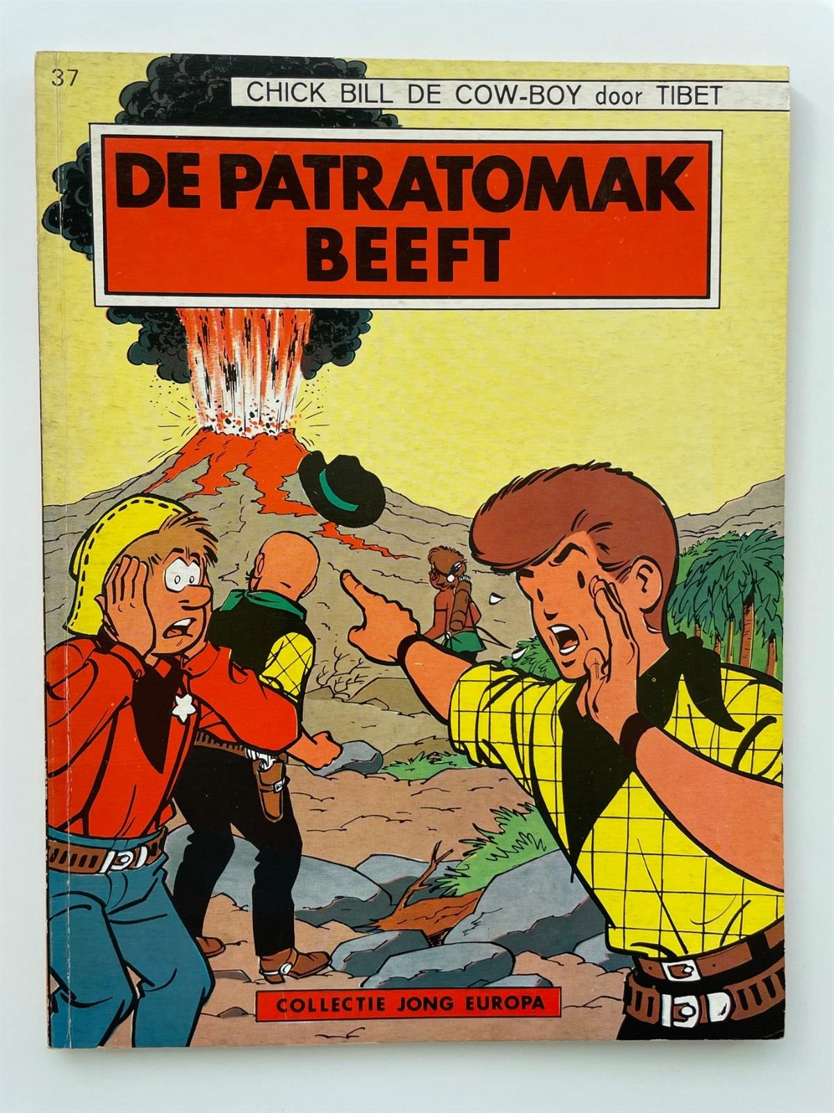 Chick Bill - 37 - De Patratomak beeft - Softcover - Eerste druk - 1966
