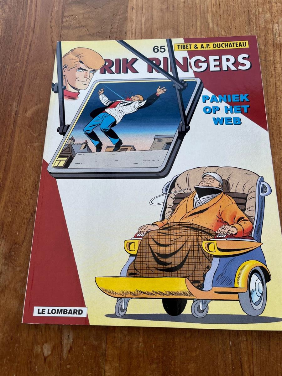 Rik Ringers -Nr.65- Paniek op het web- sc- Eerste druk 2002