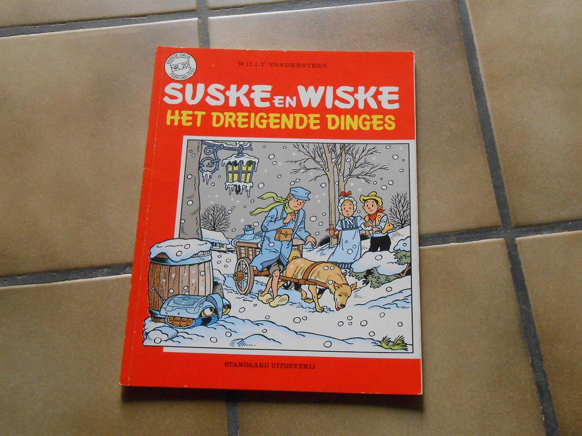 suske en wiske 201: het dreigende dinges - 1ste dr - sc - 1985