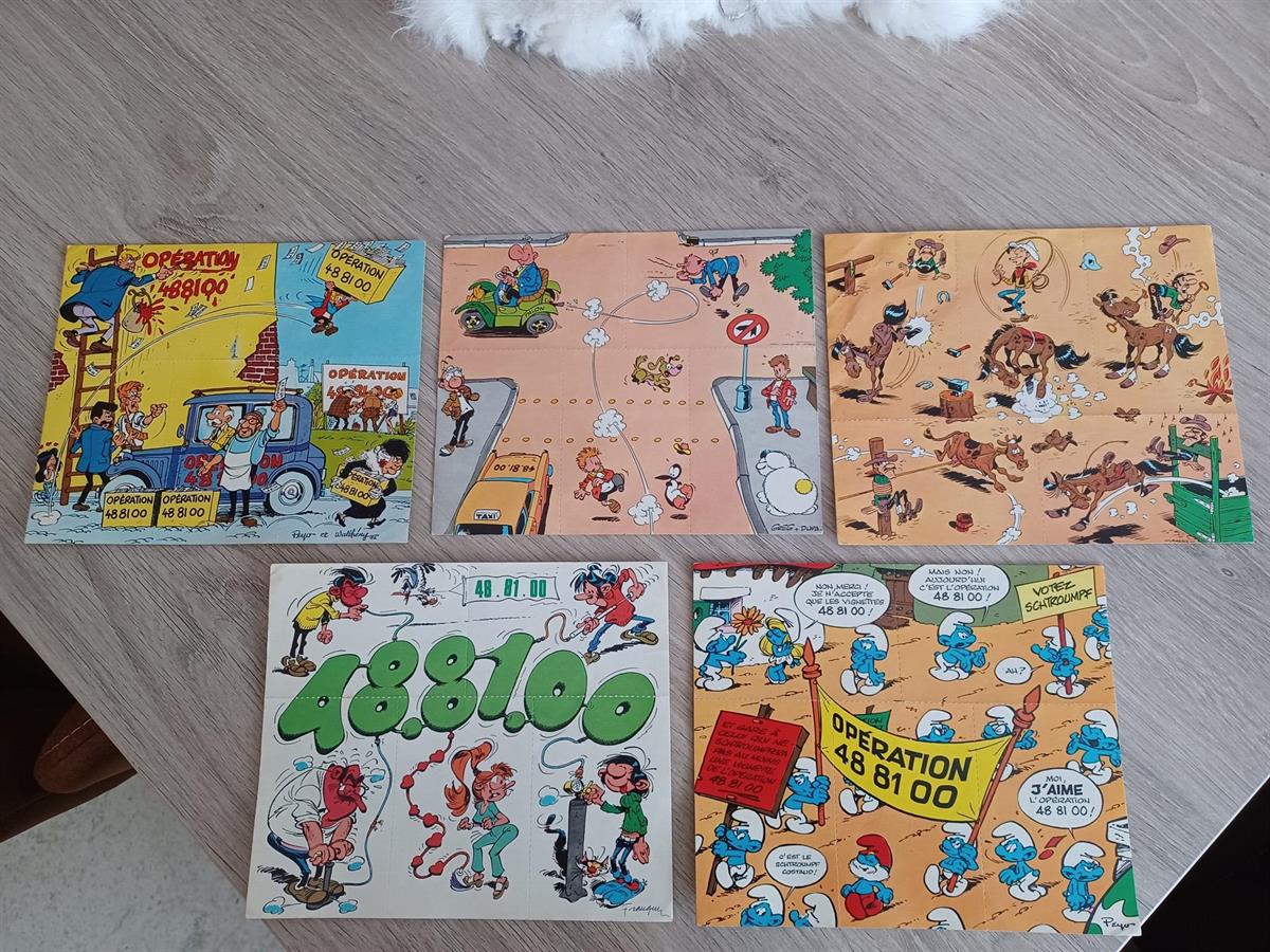 5 stickervellen opération 48.81.00