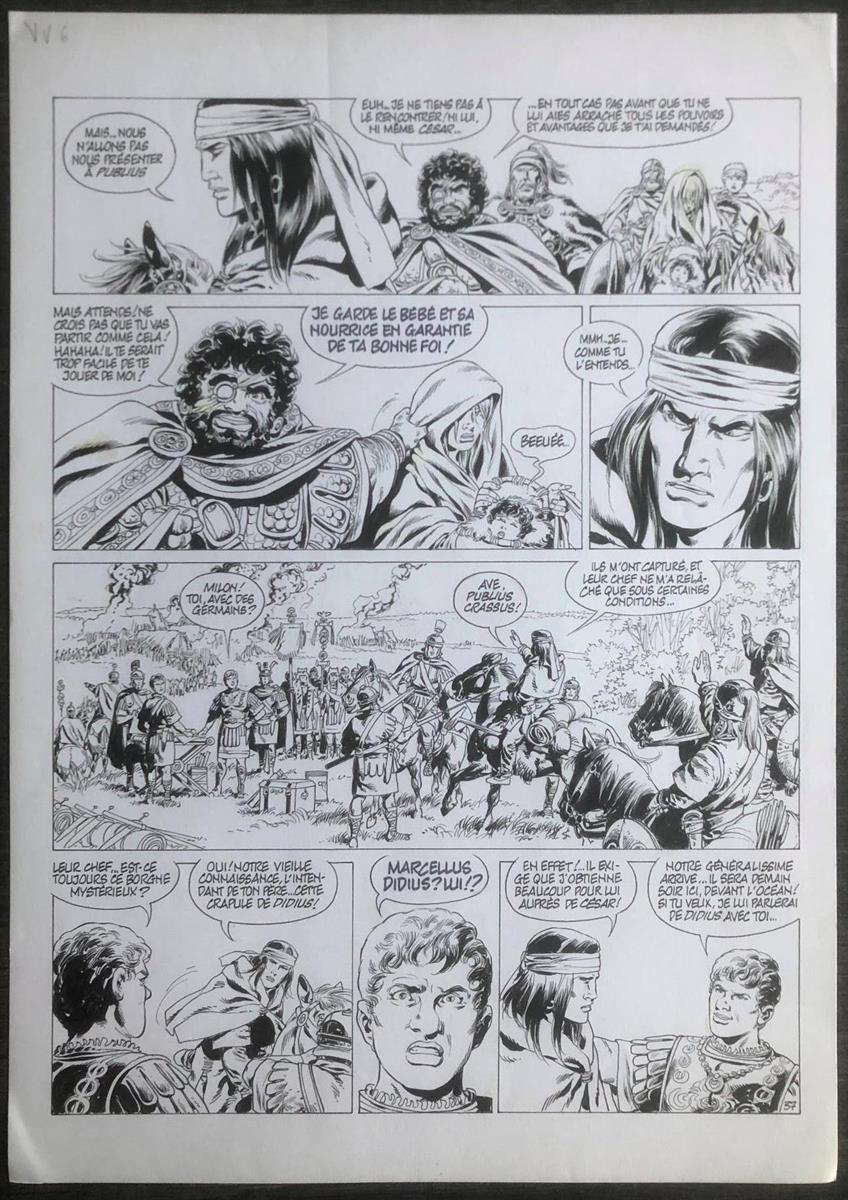 Vae Victis! - Originele pagina (42x30) - Mitton - (1993).