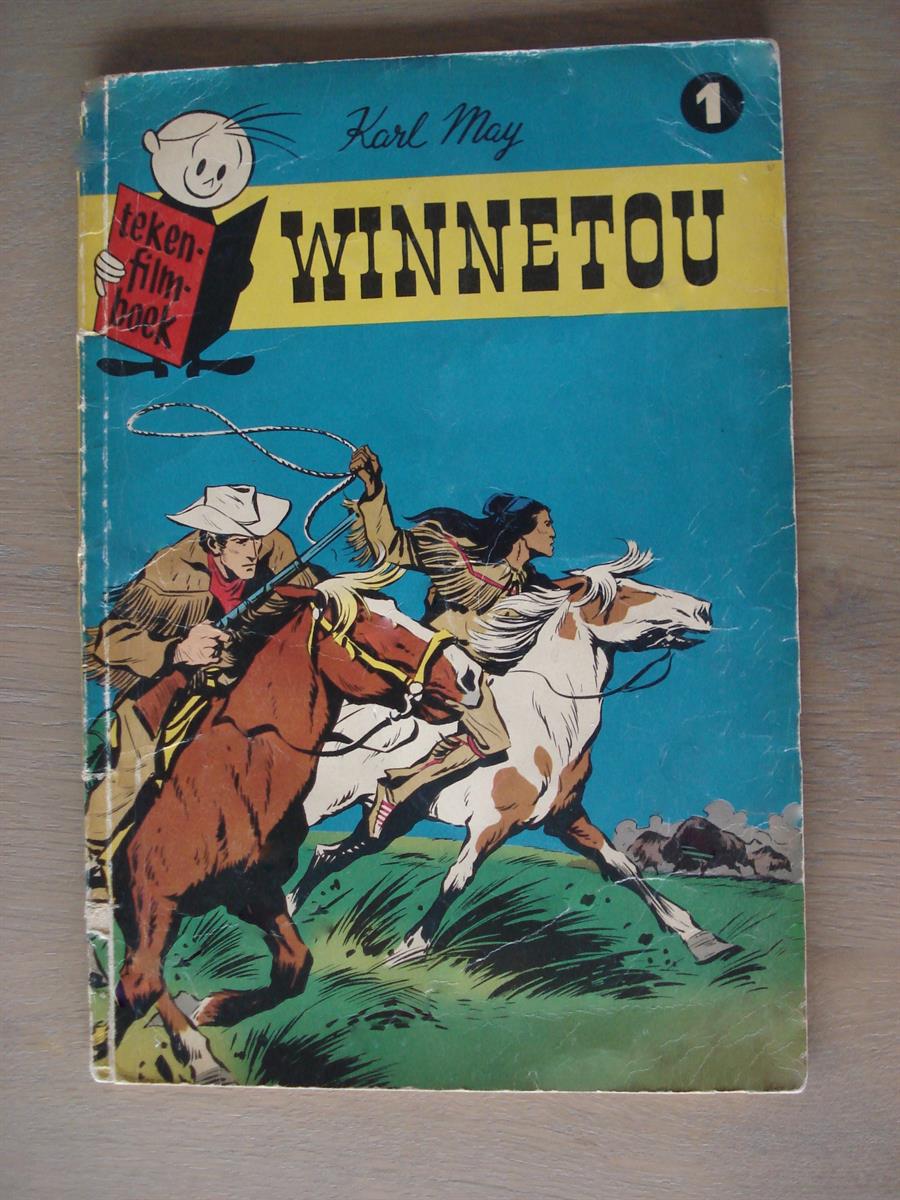 Winnetou en Old Shatterhand * 1 Winnetou * SC * 1ste druk * 1963 * Fix en Fox Uitgaven
