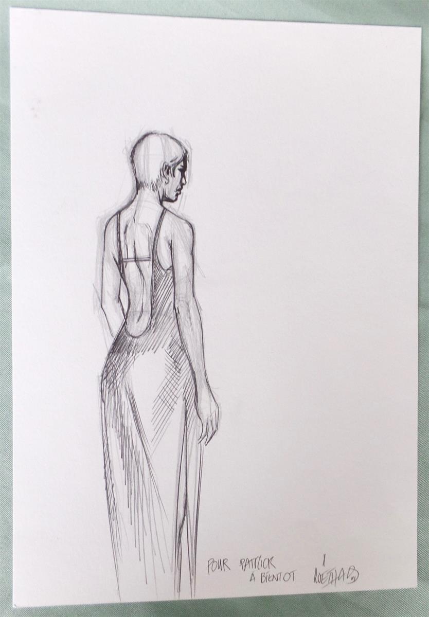 Sebastien Goethals - originele tekening op los blad - oa Tower, Levenslijnen