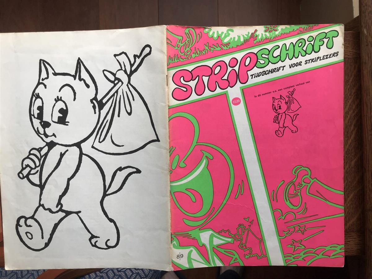 10 x Stripschrift uit 1968-1970 + 3 losse bijlagen plus Nr 400 (Kuifje special)