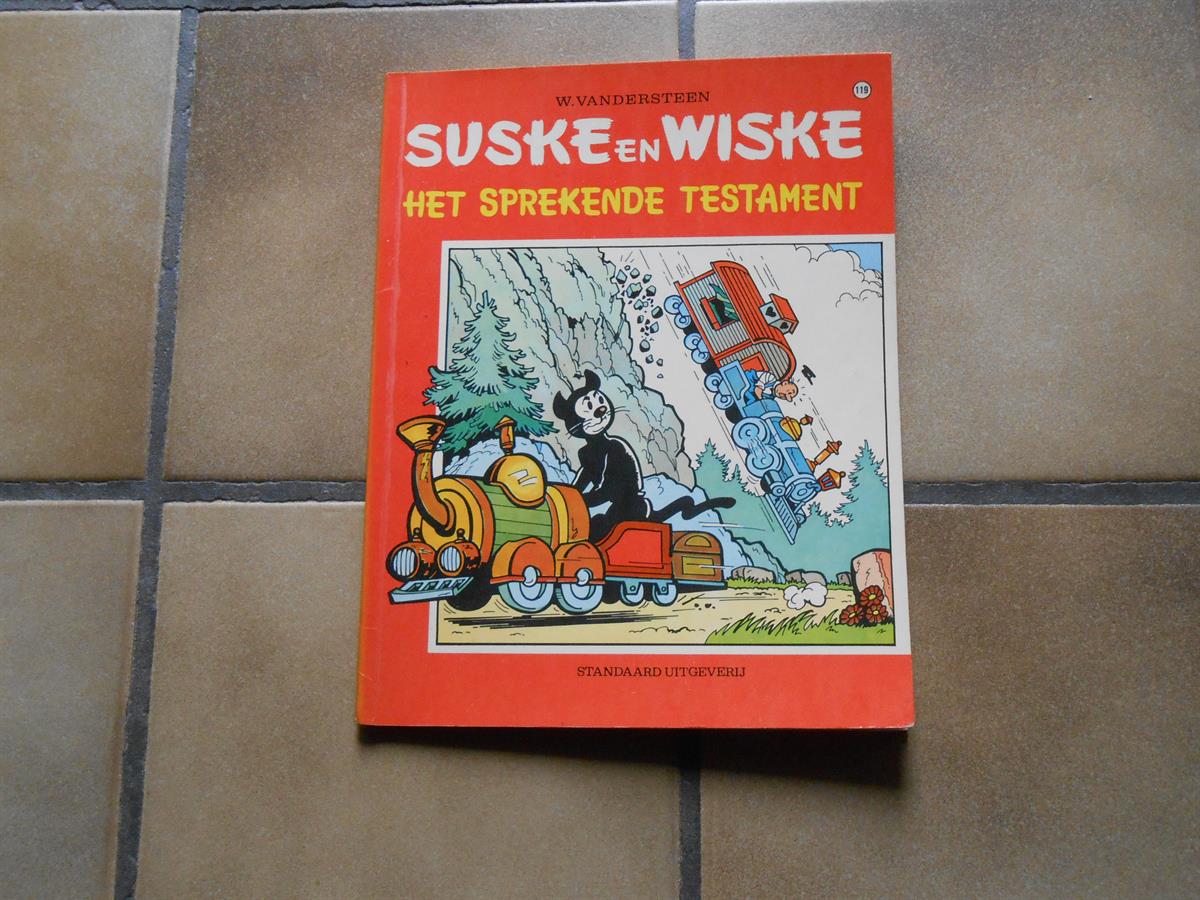 suske en wiske 119: het sprekende testament - 1ste dr - sc - 1971