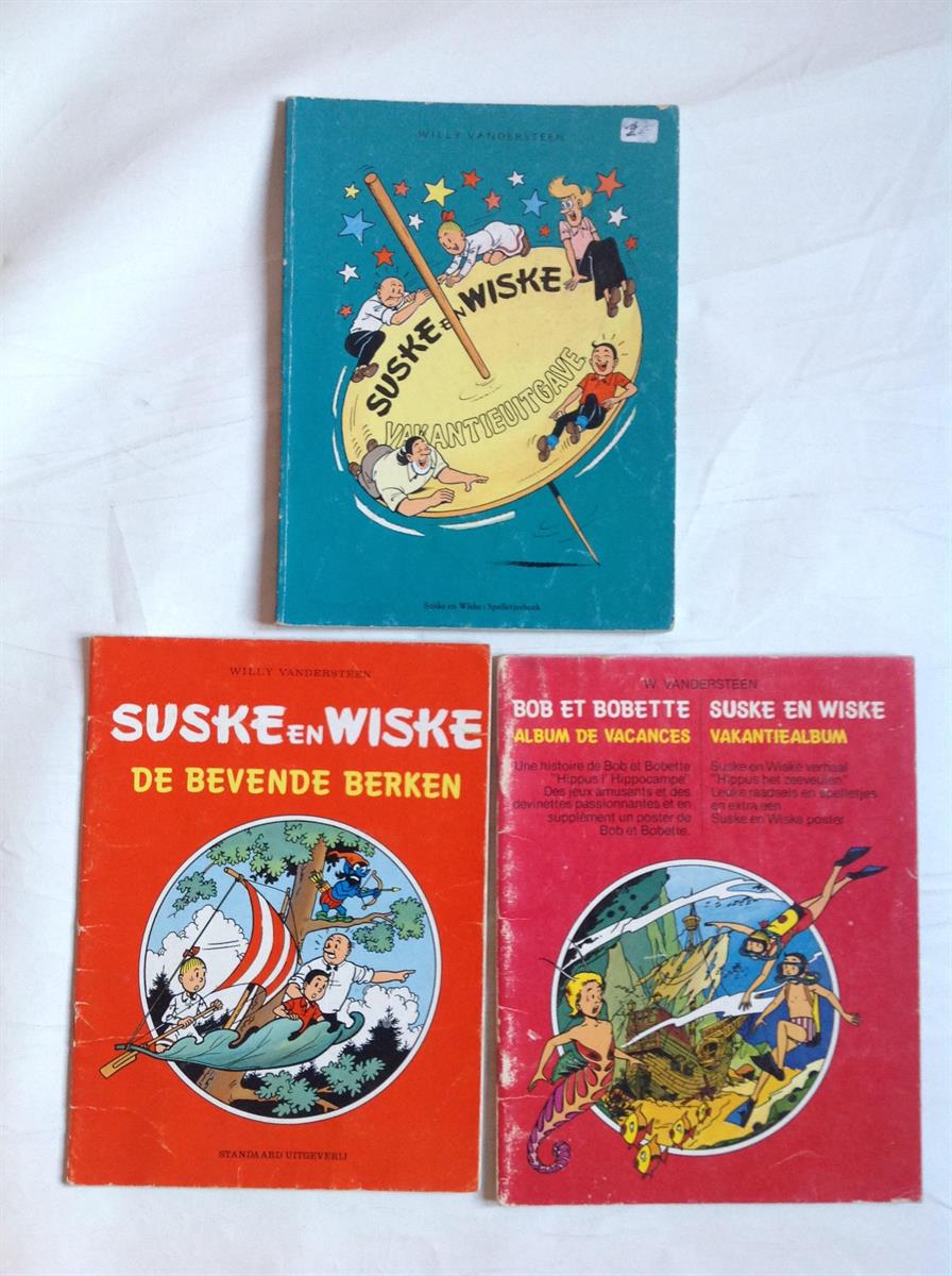 Suske en Wiske -  3 stuks - 1e druk - sc - 1978/1984