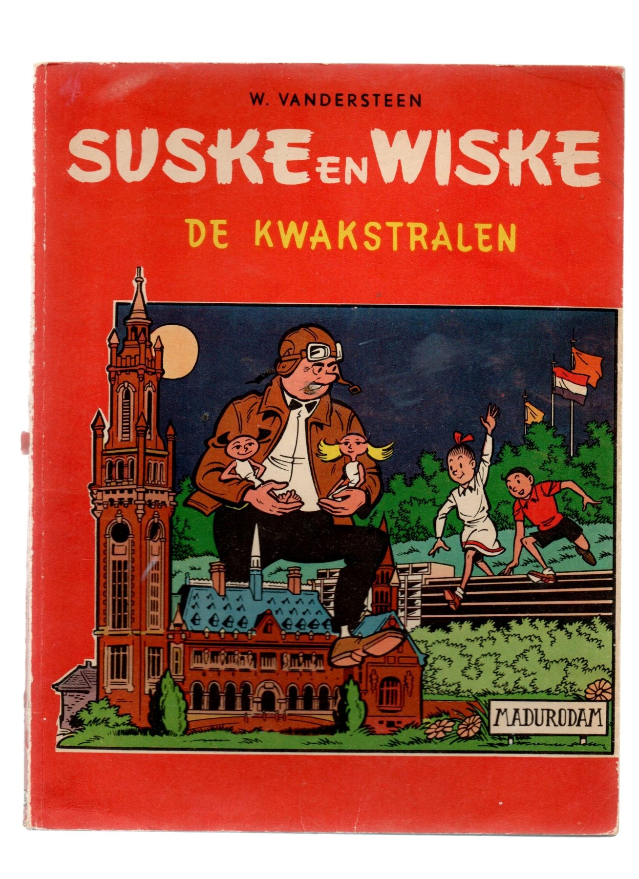 Suske en Wiske - 2 Kleuren - De Kwakstralen - NL - 1ste - Dr - Willy Vandersteen - Nr 36.