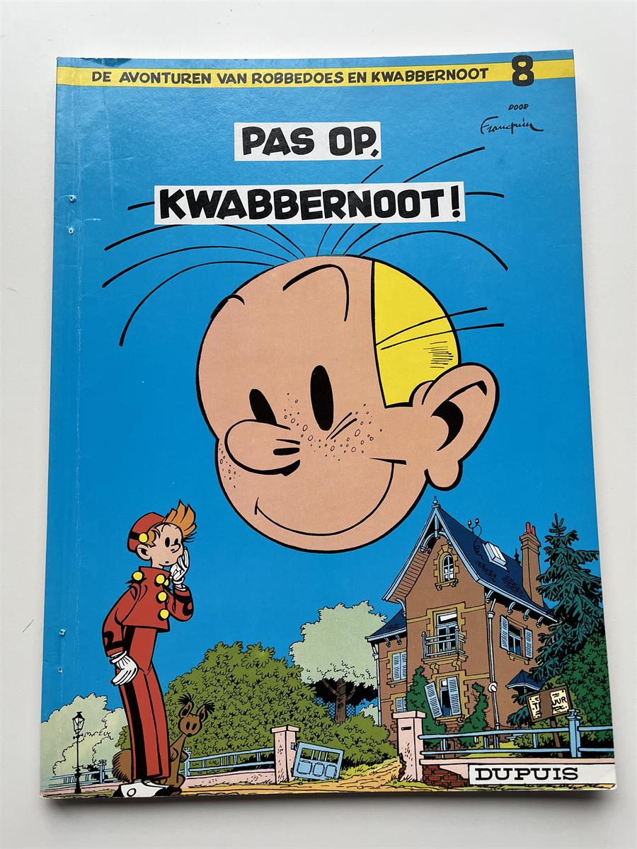 Robbedoes en Kwabbernoot nr 8 - Pas op, Kwabbernoot - Herdruk - SC