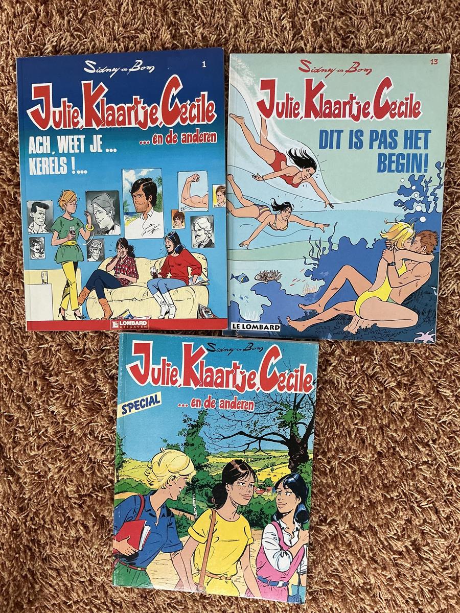 Julie, Klaartje, Cécile - deel 1 en 13 en een bundeling van 1, 2 en 6