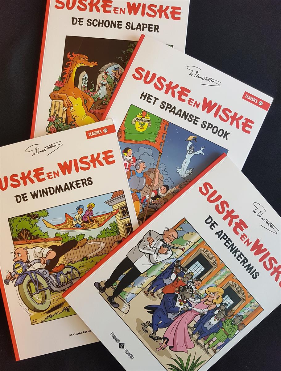 Suske en Wiske - 4x Classics - delen 16-19-21-24 - sc - 2018/2019