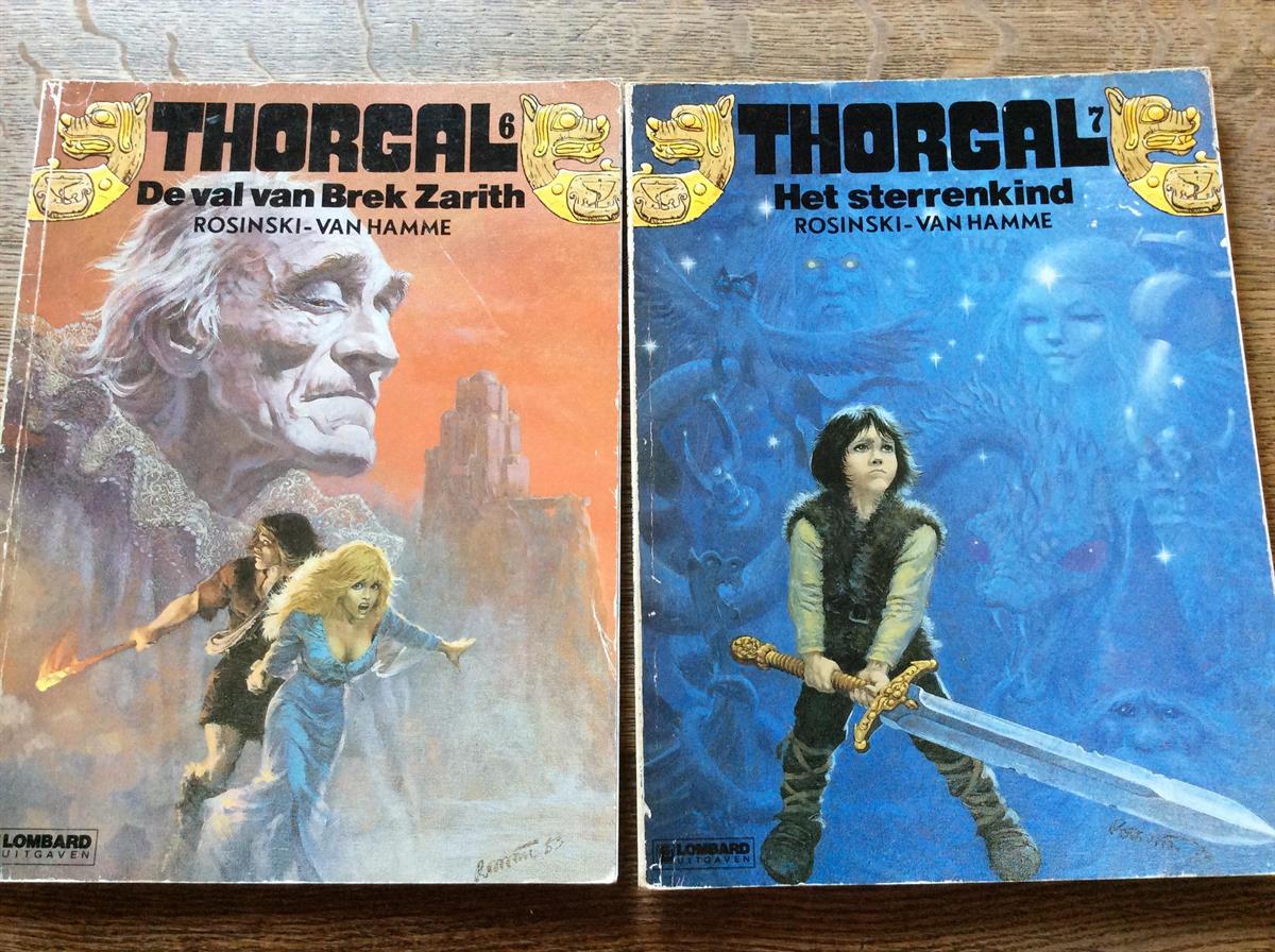 Thorgal Nrs 6 en 7 herdruk 1986