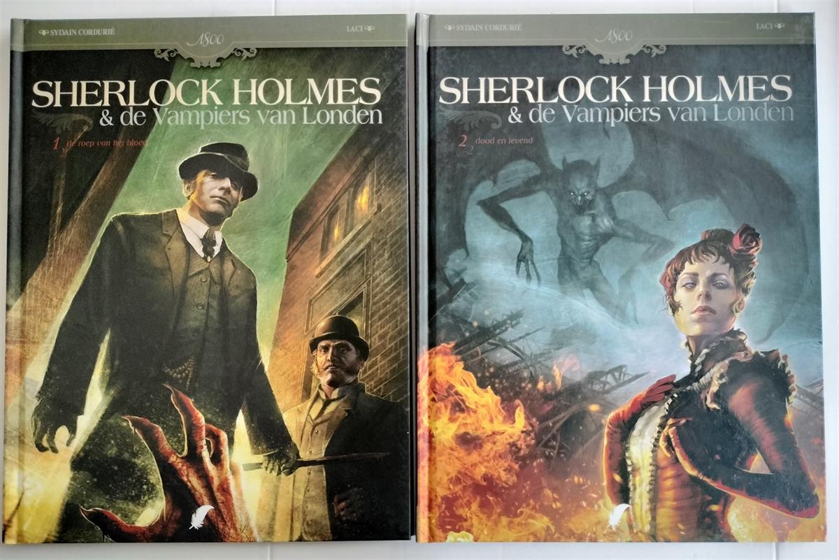 Sherlock Holmes & de vampiers van Londen, deel 1 & 2 - Daedalus - HC - 1e druk 2010 - 2011
