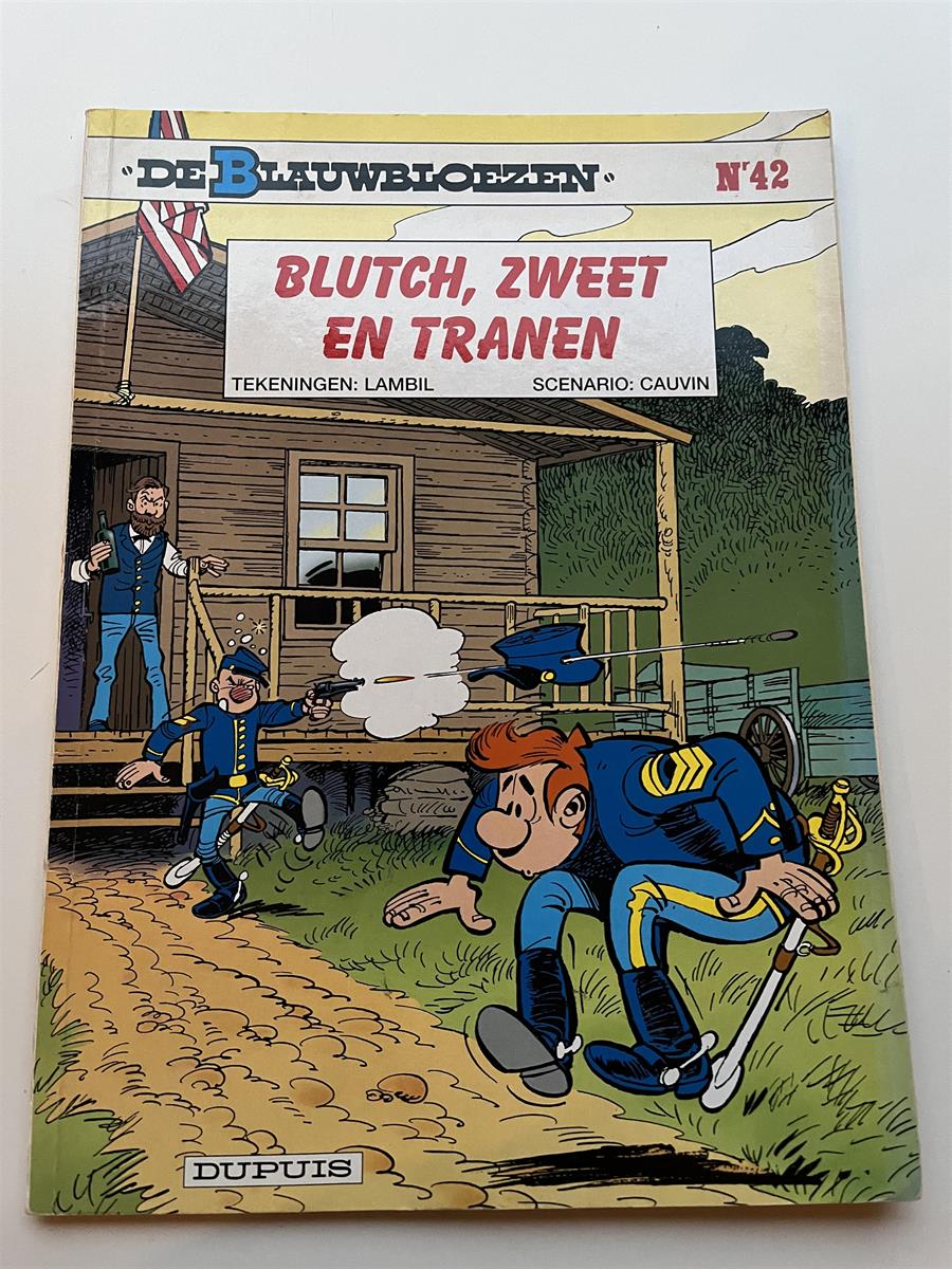 De blauwbloezen nr 42 - Blutch, zweet en tranen - 1ste druk 1999 - SC