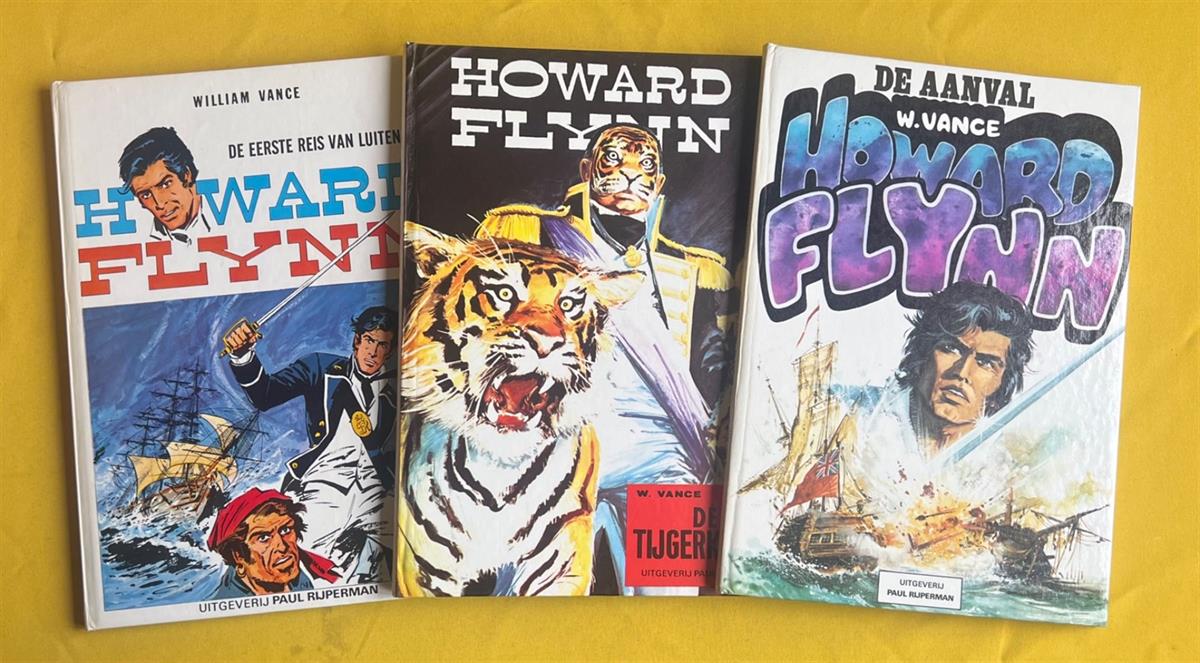 Howard Flynn 1 t/m 3 - Complete set - HC - Eerste druk - 1981