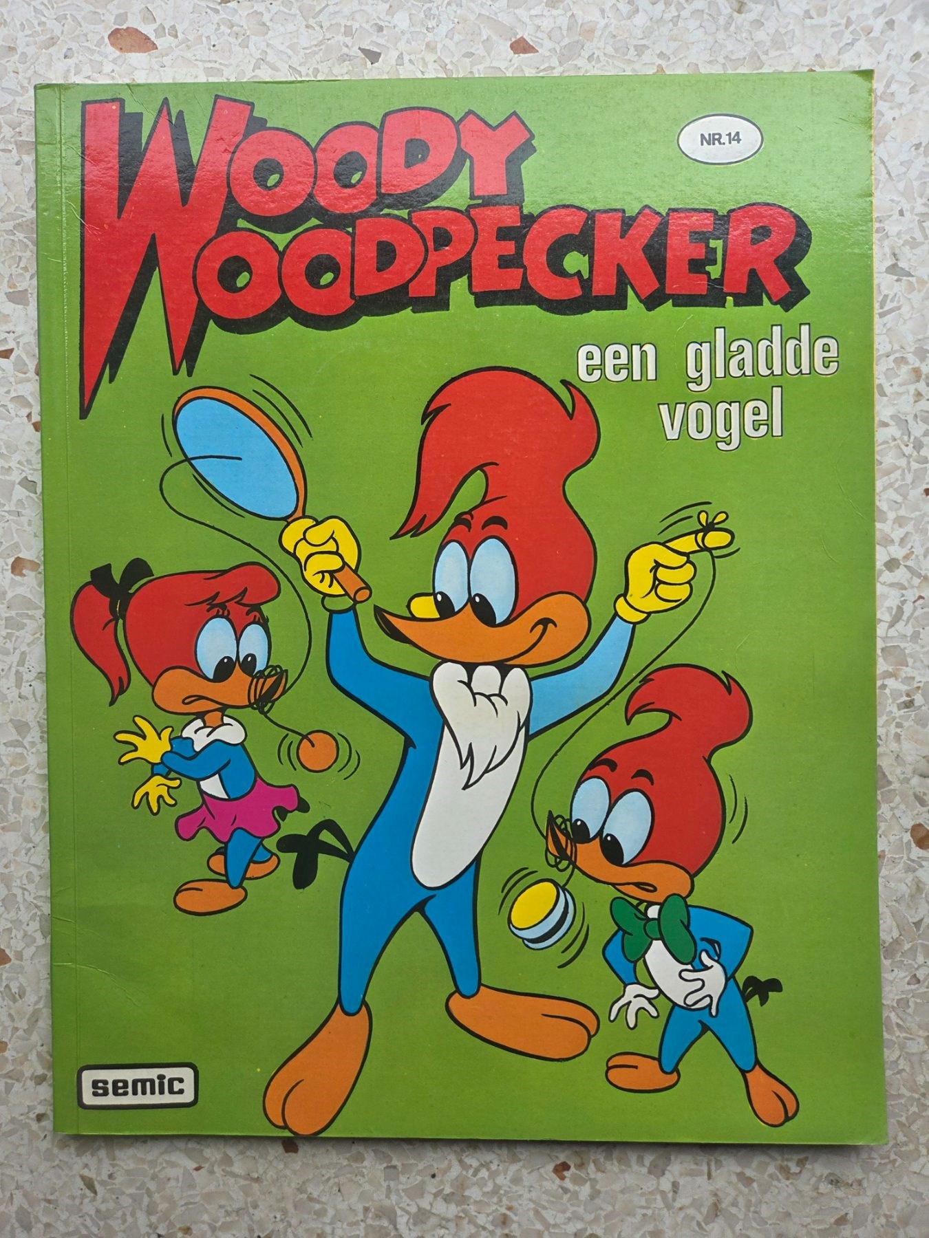 Woody woodpecker-een gladde vogel-Senic-sc-1edruk