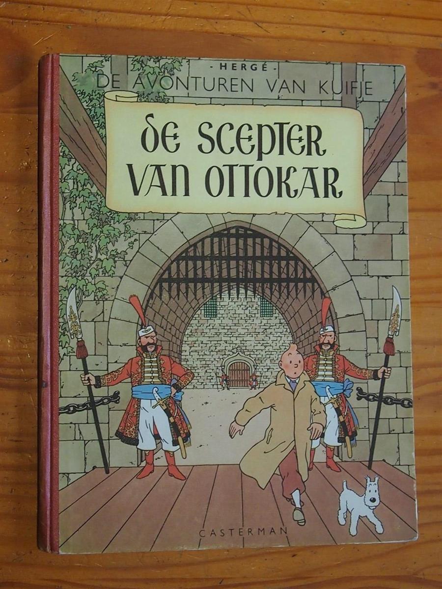 Kuifje - 7 - De scepter van Ottokar - HC - 1e druk - 1947