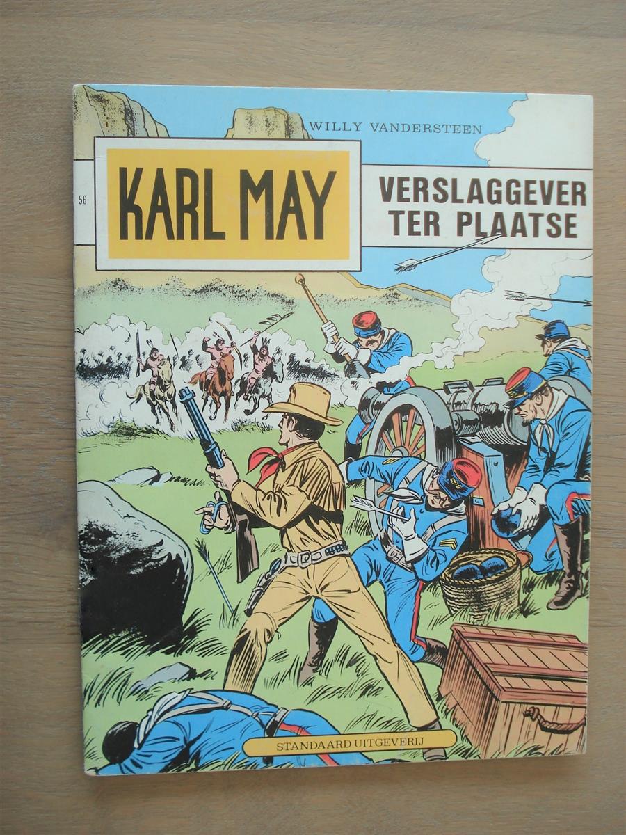 Karl May - 56 - Verslaggever ter plaatse - Willy Vandersteen - Standaard Uitgeverij  - 1ste druk - 1979 - SC