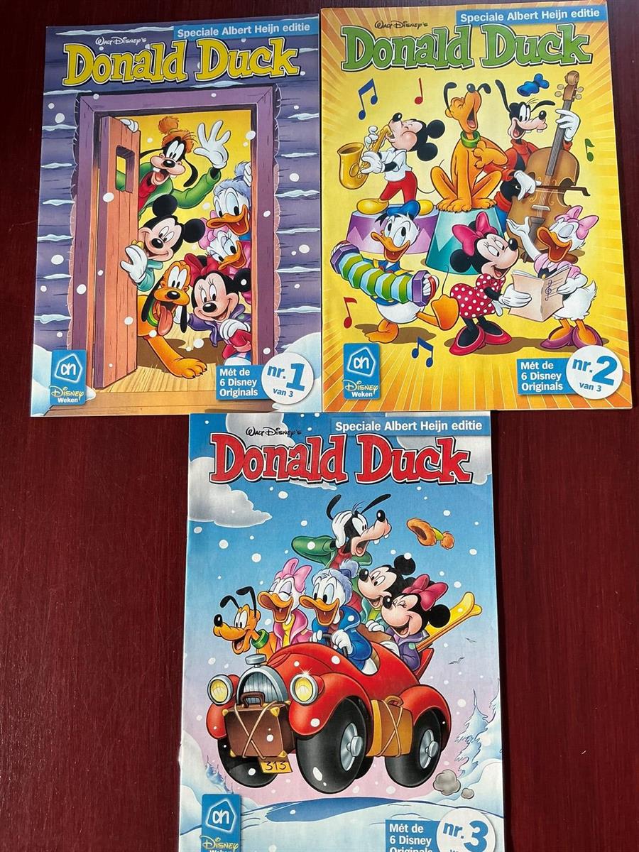 Donald Duck speciale Albert Heijn editie - deel 1 t/m 3 - Sanoma - 2011