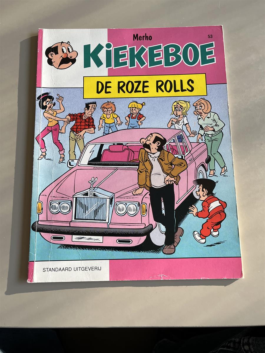 Kiekeboe nr 53 - De roze Rolls - Herdruk - SC