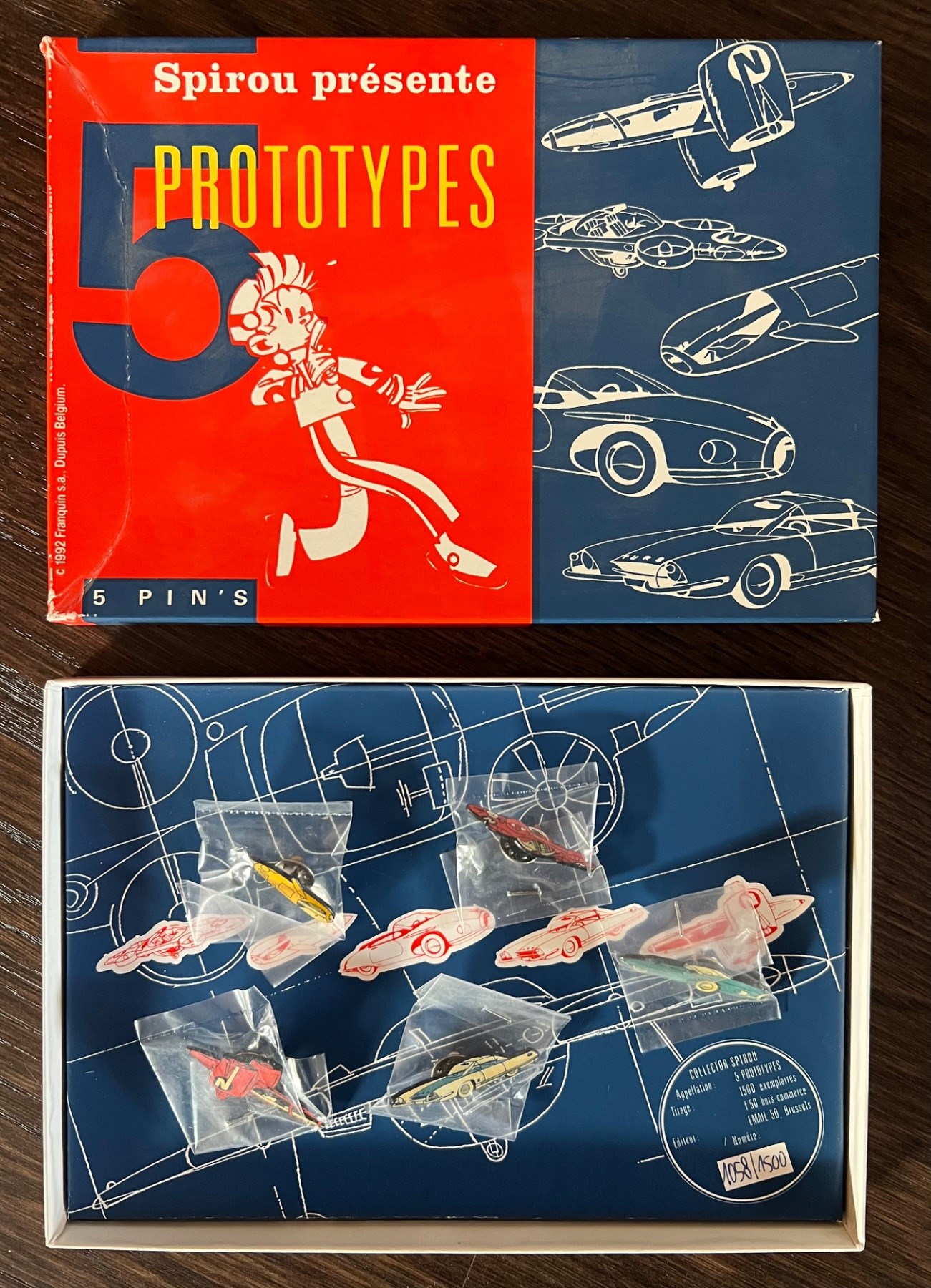 Franquin Robbedoes / Spirou présente prototypes - 1e druk 1992 - oplage 1500 ex