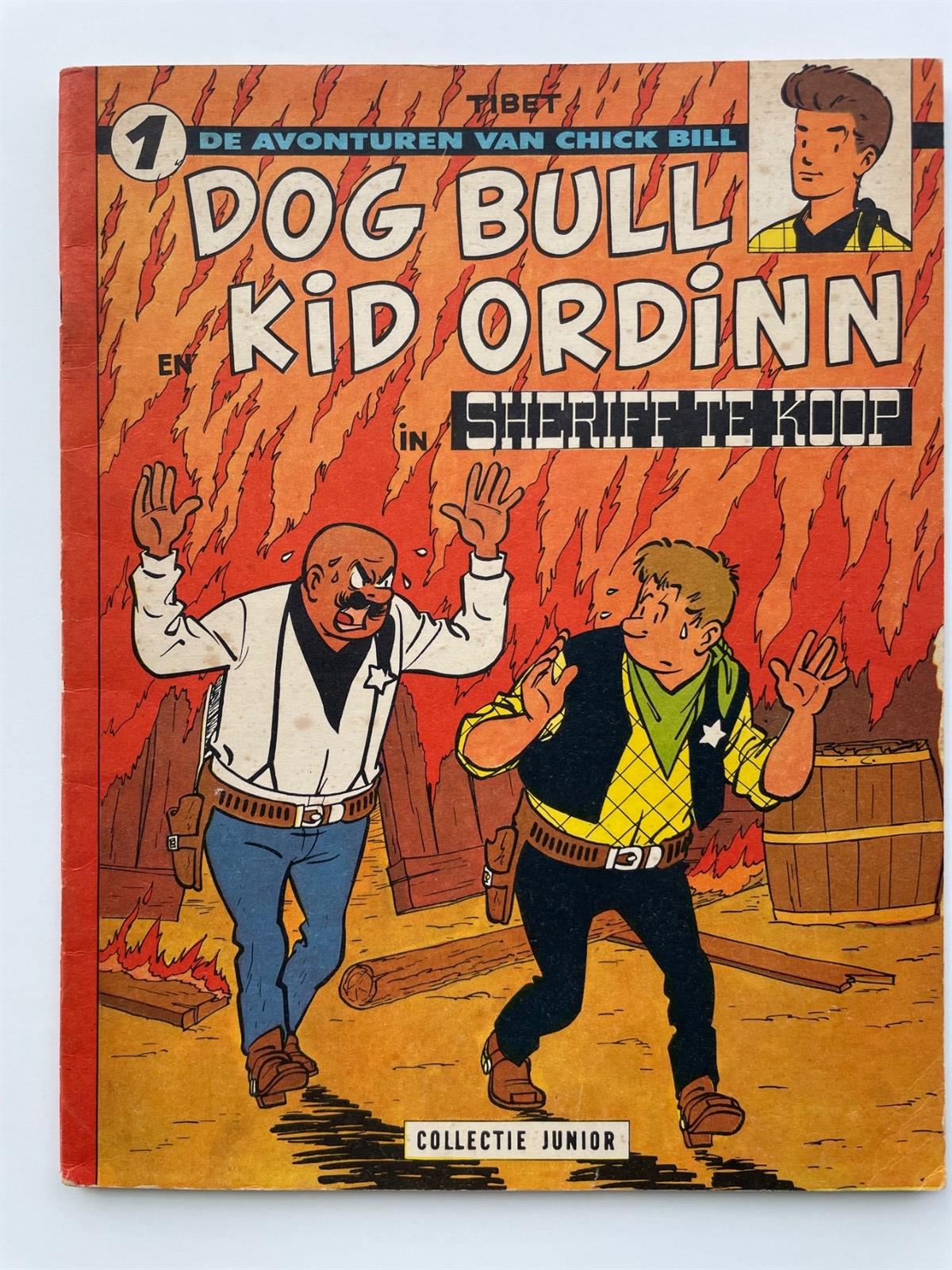 Chick Bill - Dog Bull en Kid Ordin - Sheriff te koop - sc - 1959