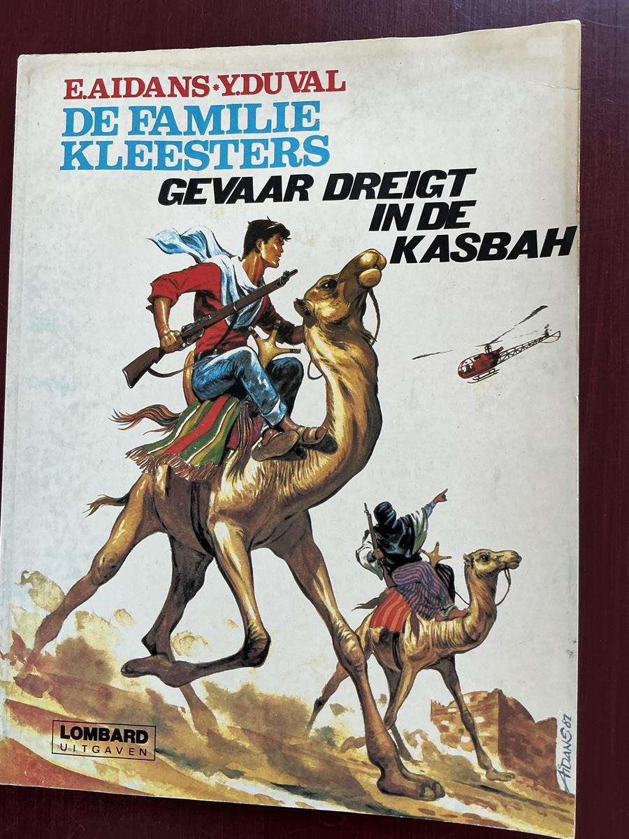 Kleesters De familie - serie 2 deel 3 Gevaar dreigt in de kasbah - Lombard - 1981