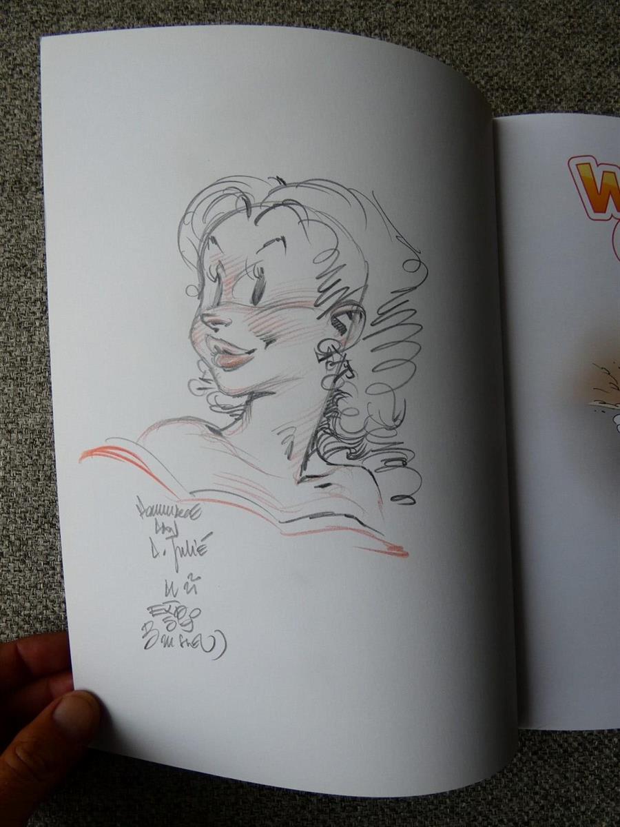 Wielergek! - nr 5 - SC - 1e druk 2013 met opdrachttekening Severin