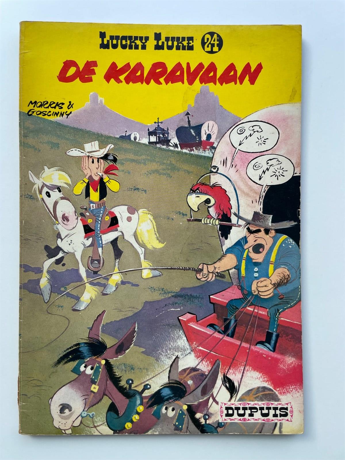 Lucky Luke - 24 - De karavaan - Softcover - Eerste druk - 1964