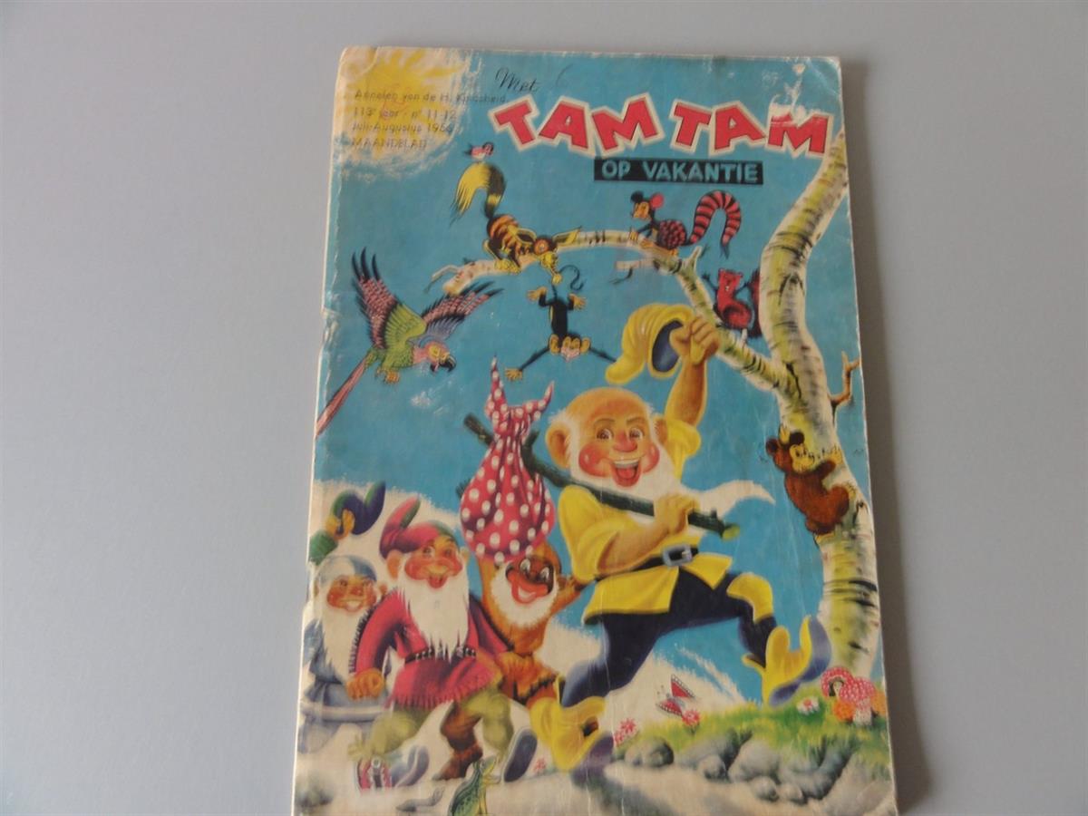 Met Tam Tam op vakantie - Juli-augustus 1956 - sc - Eerste druk - 1956