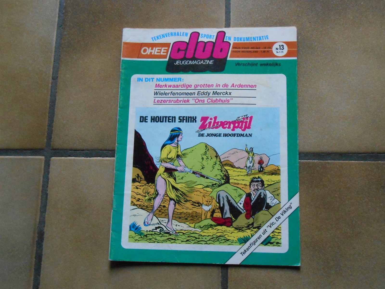 ohee club 13: zilverpijl de houten sfinx - sc - 1975
