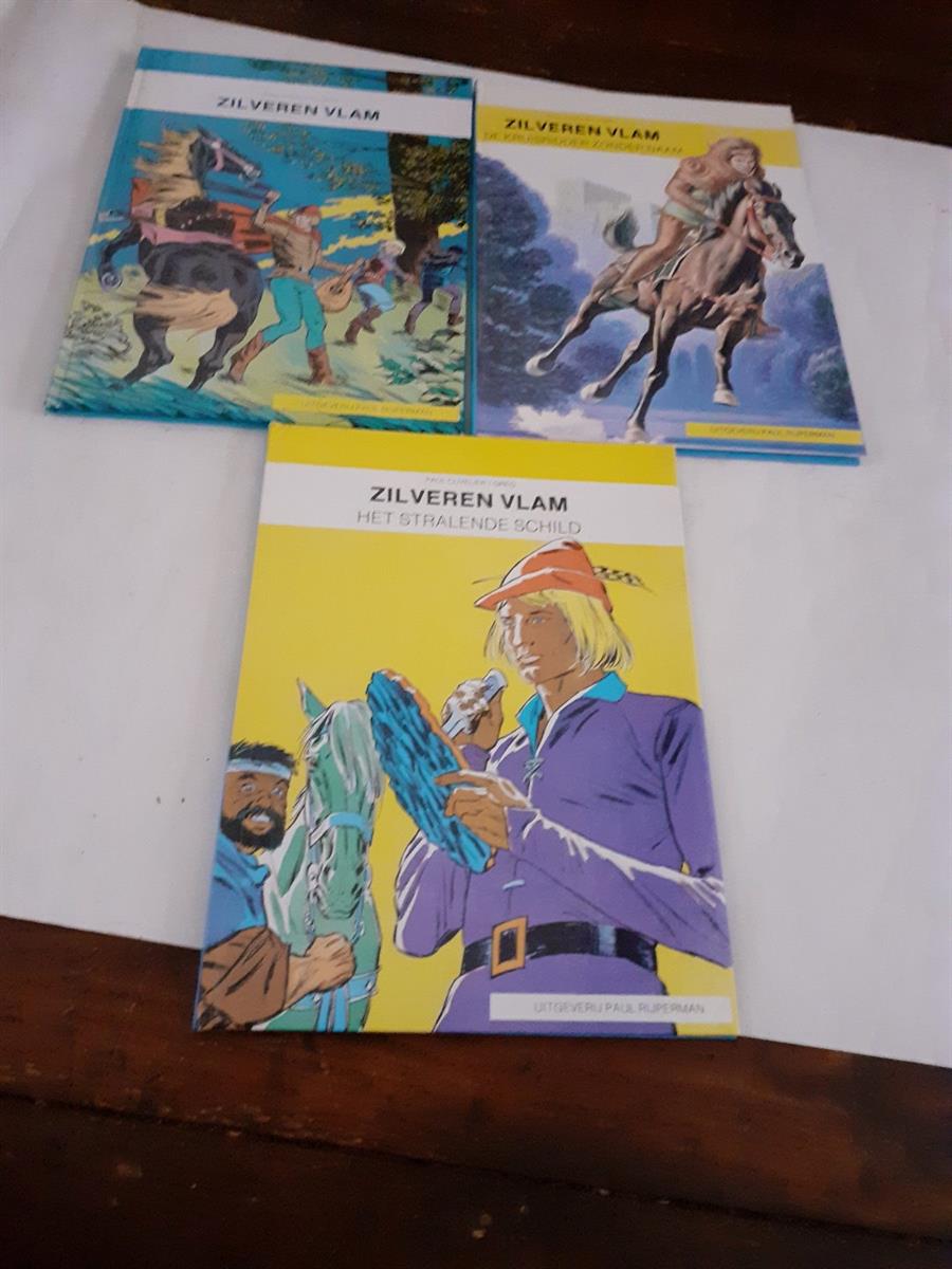 Zilveren Vlam - Paul Rijperman - Nrs. 1 t/m 3 compleet -HC - 1981 - 1982