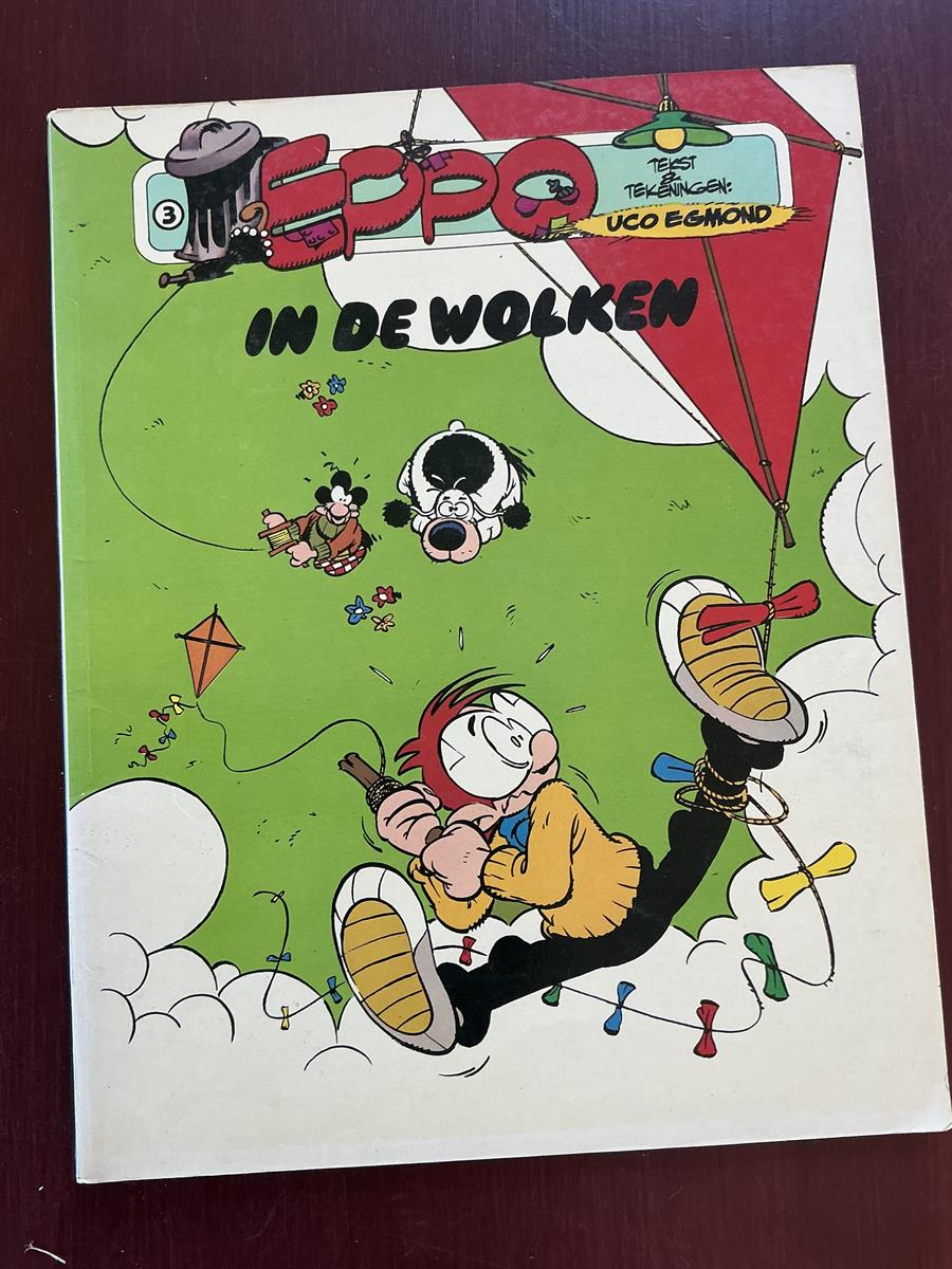 Eppo - serie 3 nr. 3 Eppo in de wolken - Oberon - 1e druk - 1980