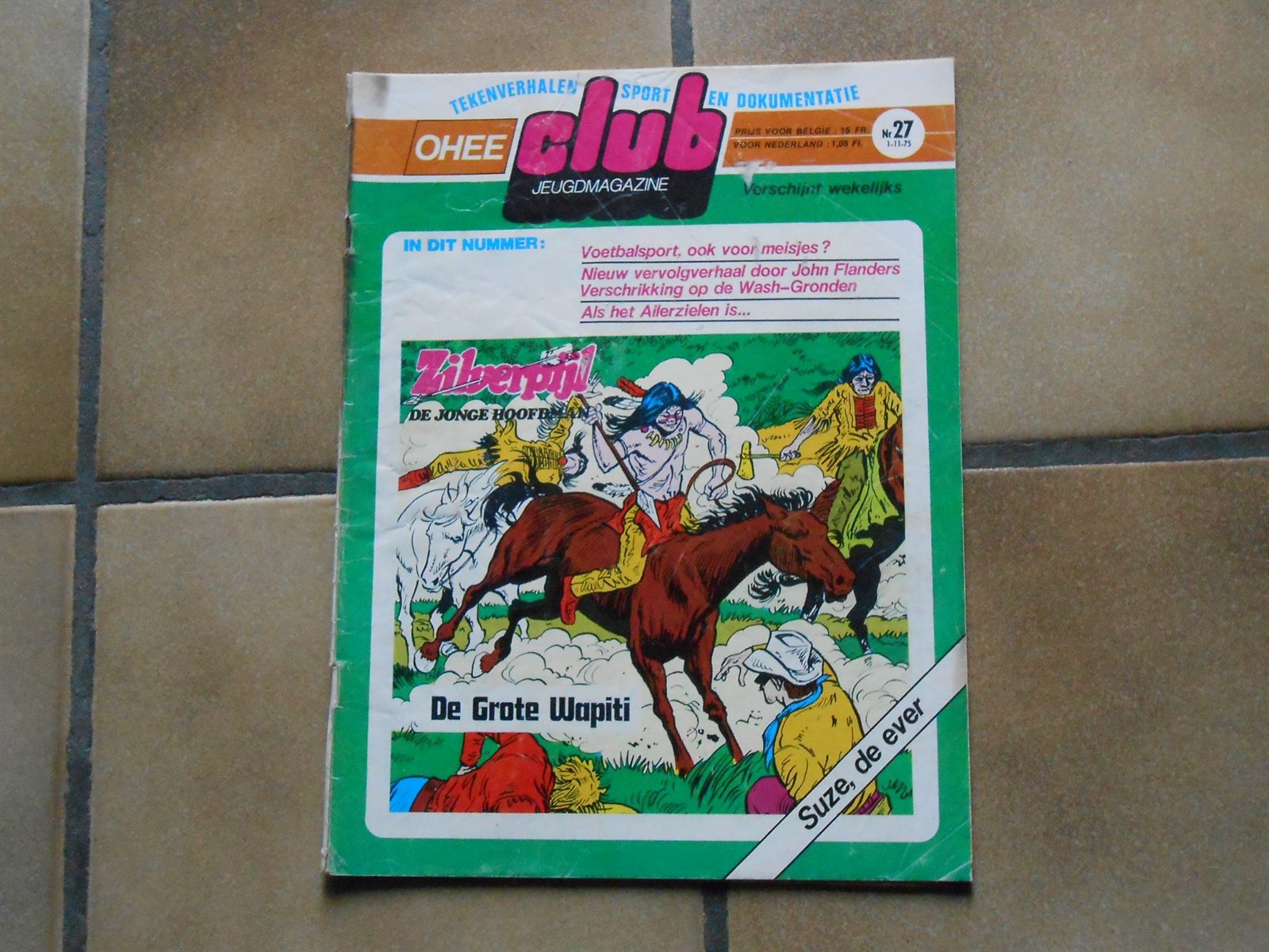 ohee club 27: zilverpijl de grote wapiti - sc - 1975