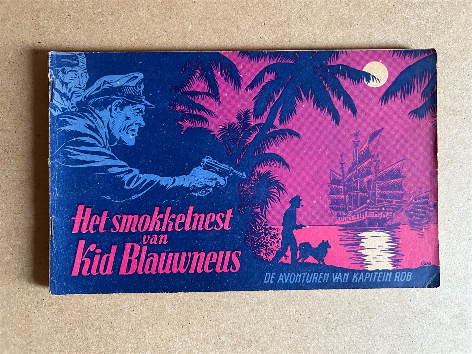 Kapitein Rob, nummer 22, Het smokkelnest van Kid Blauwneus,