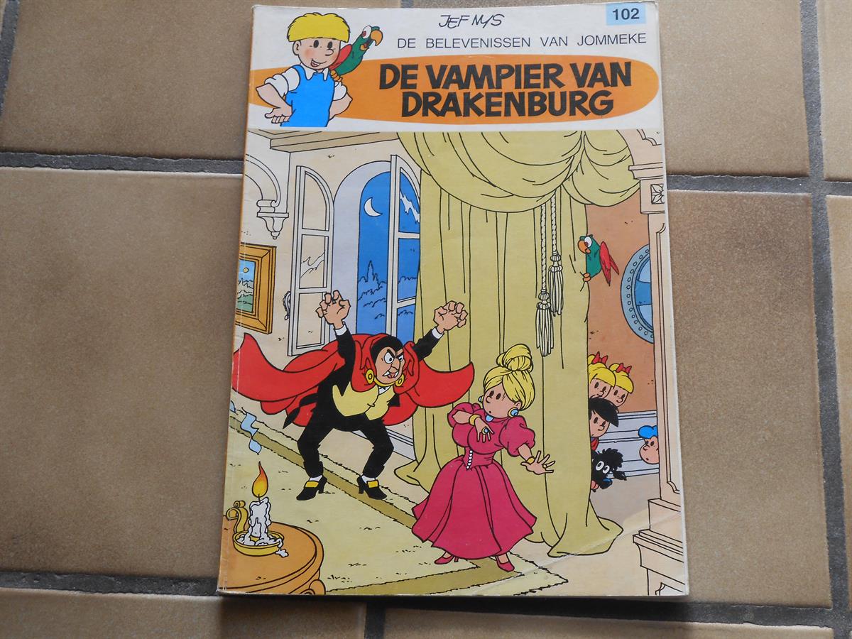 jommeke 102: de vampier van drakenburg - 1ste dr - sc - 1980