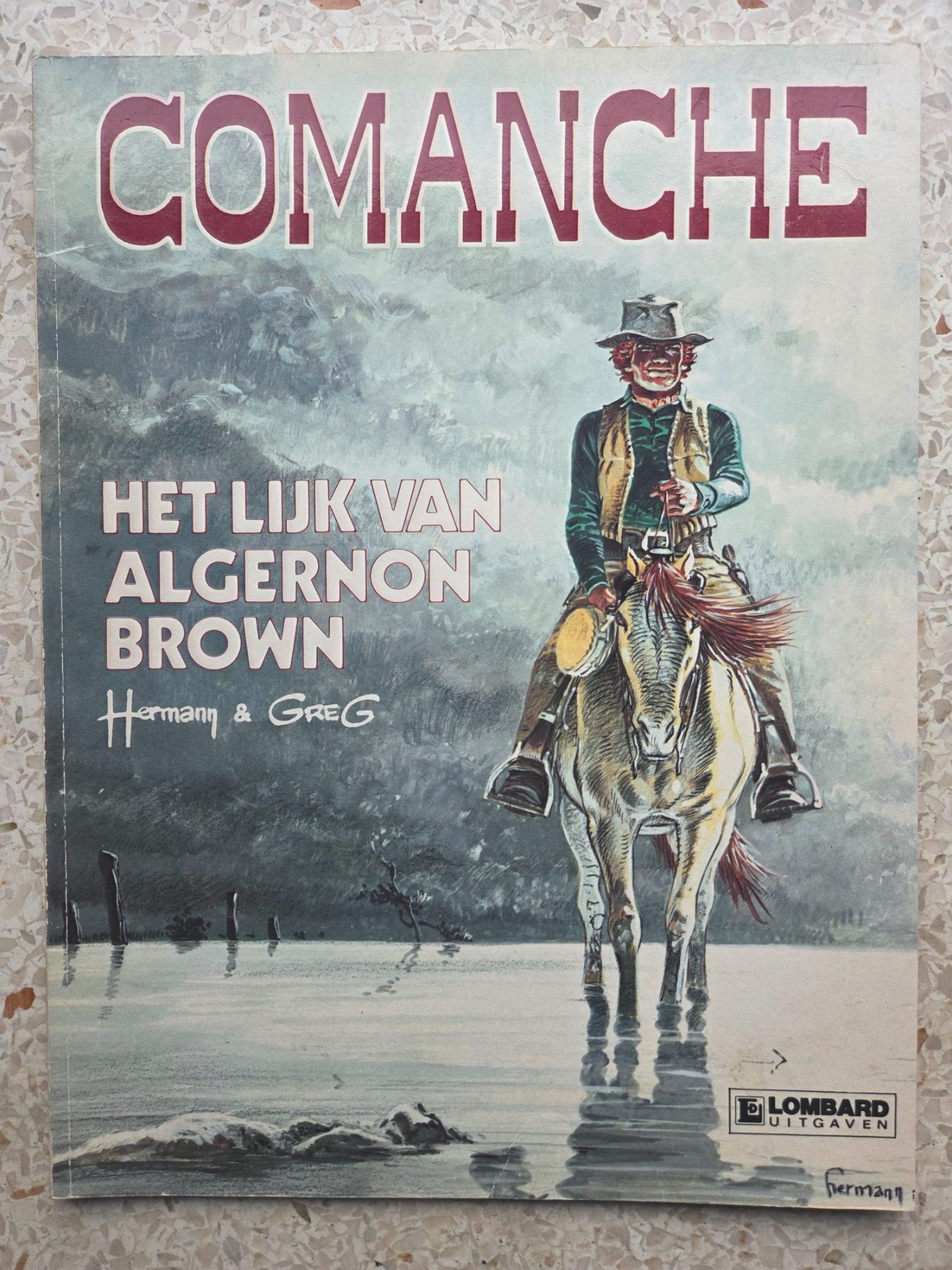 Comanche-Het lijk van Algernon Brown-Hermann/Greg -Lombard-1edruk