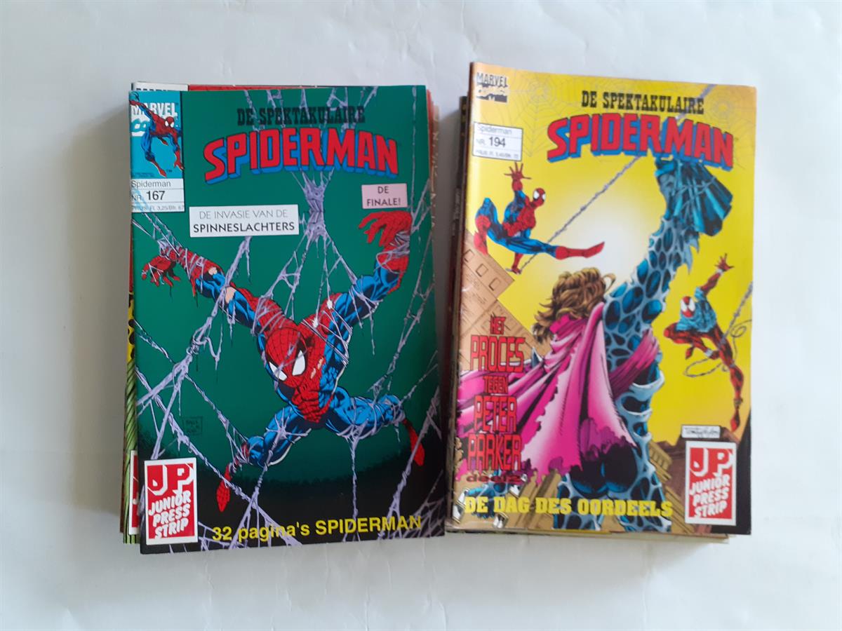 De Spektakulaire Spiderman - Begin marvel comics - opeenvolgend 167 t/m 194 - Geniet - Eerste druk - (1993)