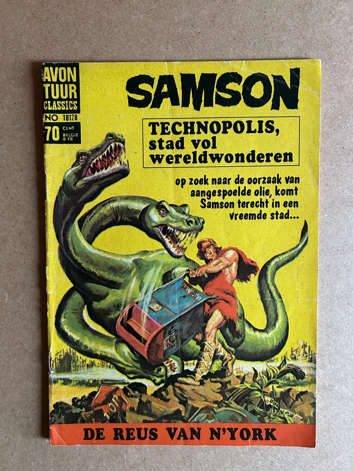 Avontuur Classics, nummer 18128, Samson, Technopolis stad vol wereldwonderen, 1969