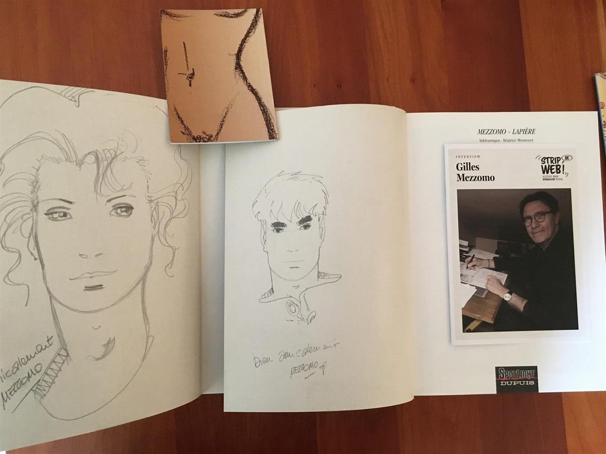 Mezzomo (Luka) - Luka 1 en 2 - sc - Beiden met opdrachttekening van Mezzomo