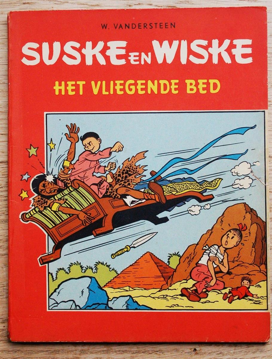 Suske en Wiske - Het Vliegende Bed - 1 druk - Vlaamse uitgave- 1959